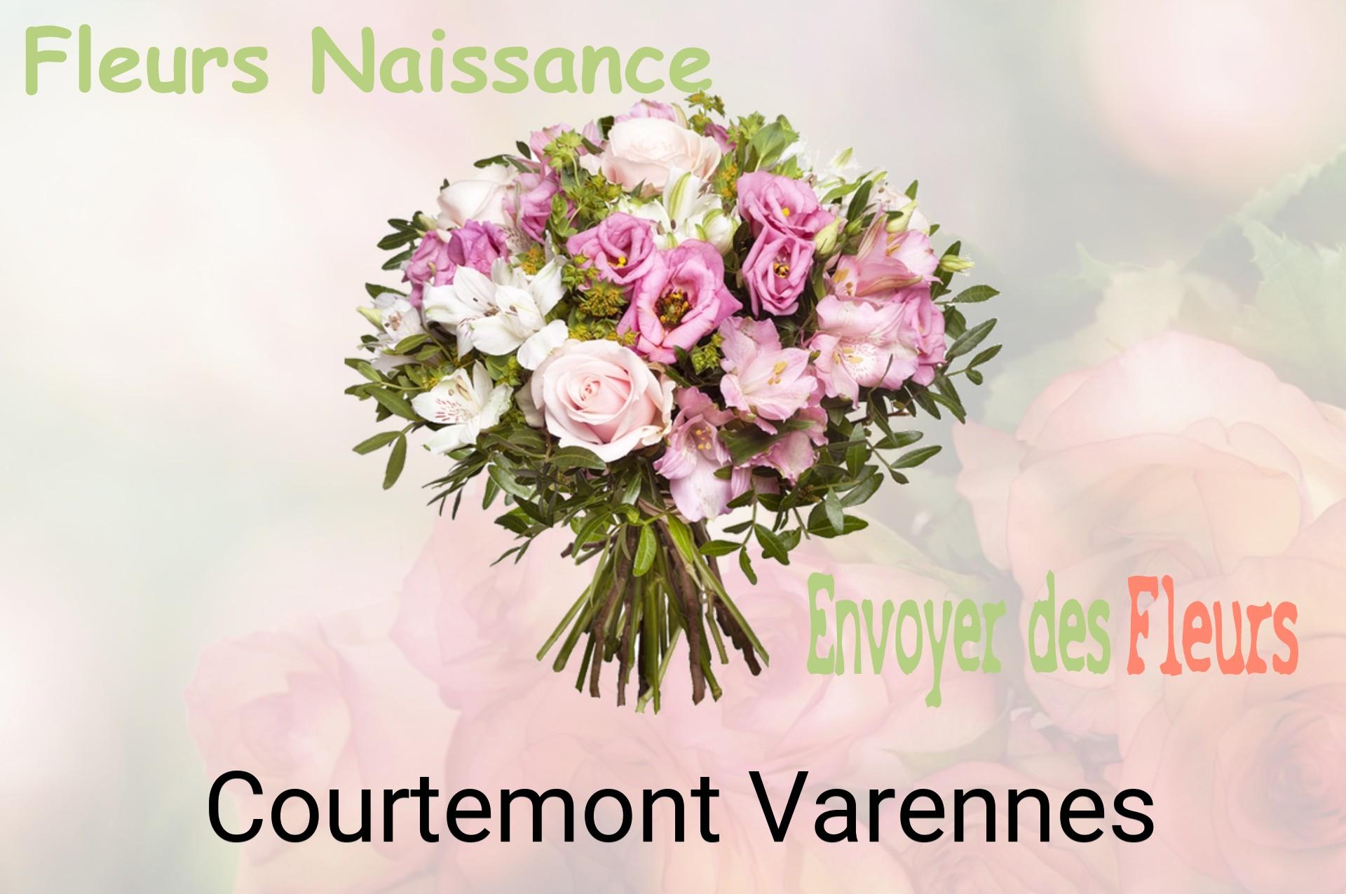 Bouquet de fleurs de naissance livré à Courtemont-Varennes